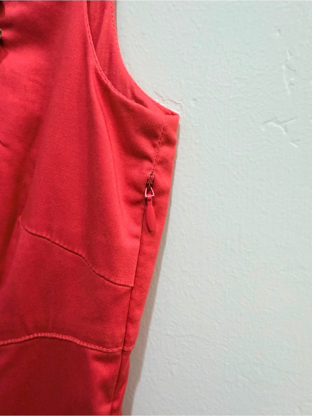 Boden Coral Pink Cotton Shift Dress with Cutout Neckline Striped Floral Trim 2 - Picture 9 of 16